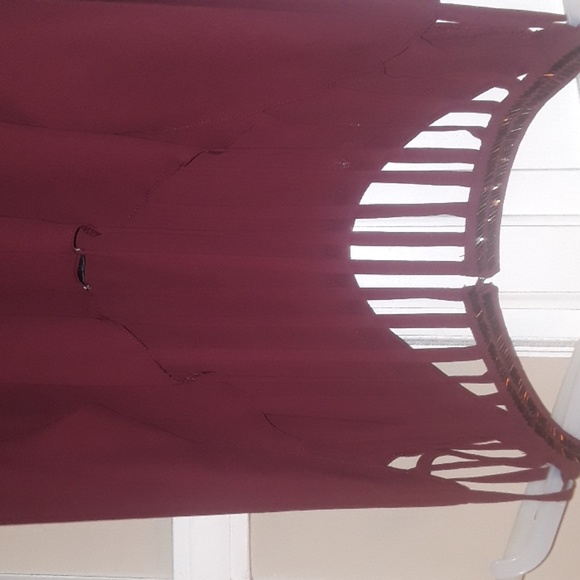 Burgundy dress shirt - Picture 3 of 3